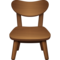 Chair emoji on Facebook